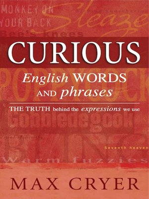 cover image of Curious English Words and Phrases